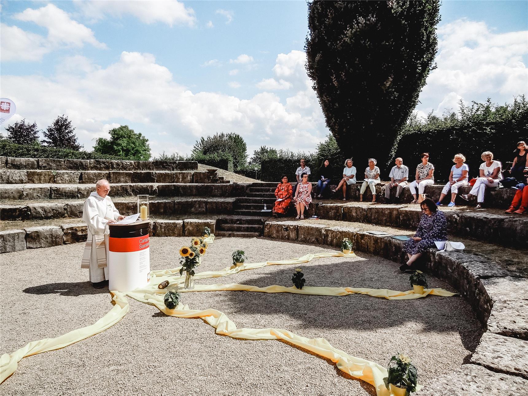 Freiluftgottesdienst im Garten der Sinne  